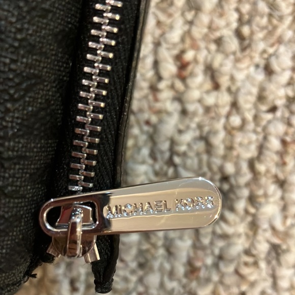 Michael Kors Jet Set Logo Saffiano Leather Carryall Card Case Wallet 35S9STVD2B - Picture 6 of 11